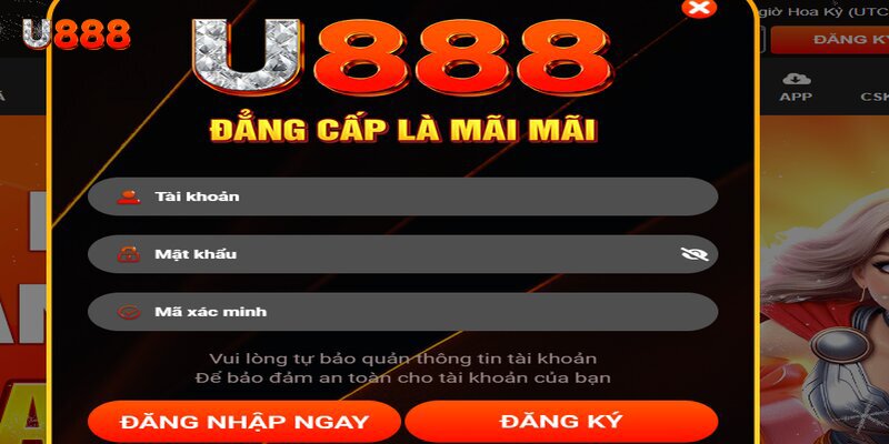 Các bước đăng nhập U888 siêu chi tiết cho tân binh