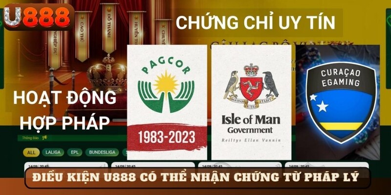 Điều kiện U888 có thể nhận chứng từ pháp lý này?